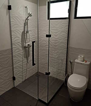 Shower wall